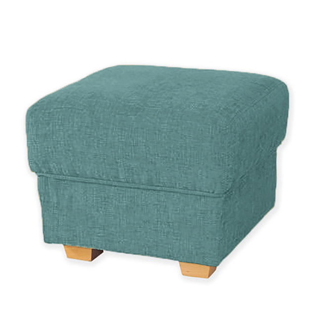 Taburet m ALIS | 50x50 cm | bez úložného prostoru | VÝBĚR TKANINY A NOŽIČEK