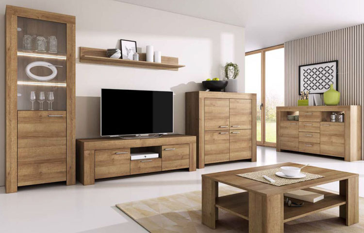 SKY | Tv stolek SRTV155 + police P155 | 155 cm | riviera