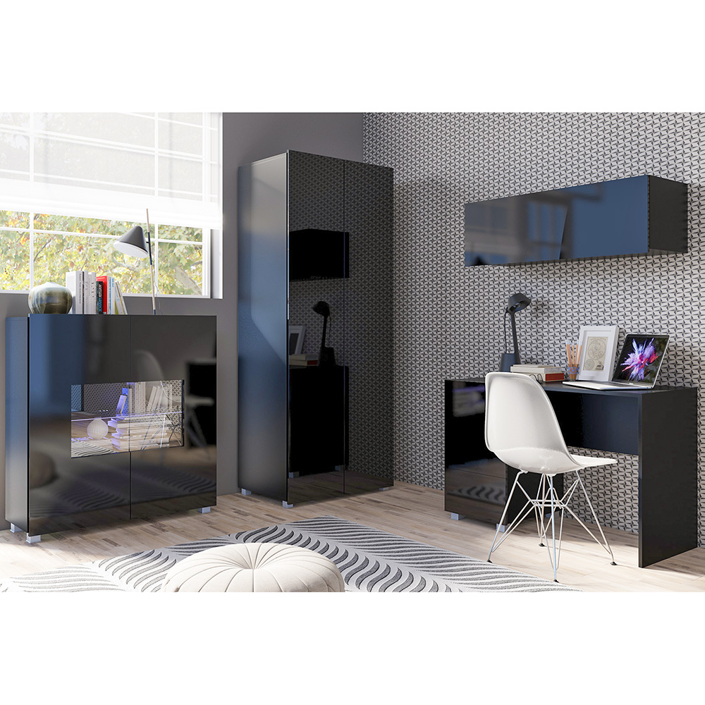 CALABRINI c | závěsná skříňka Pion | 45 cm | černá lesk