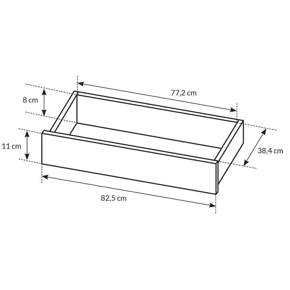 Psací stůl ADA | 120 cm | UNI provedení | bílá mat