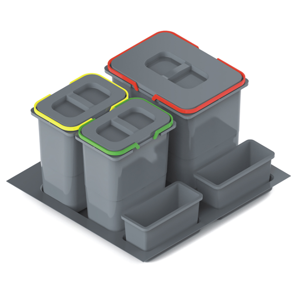 Sadu odpadkových košů 1x15L + 2x7L